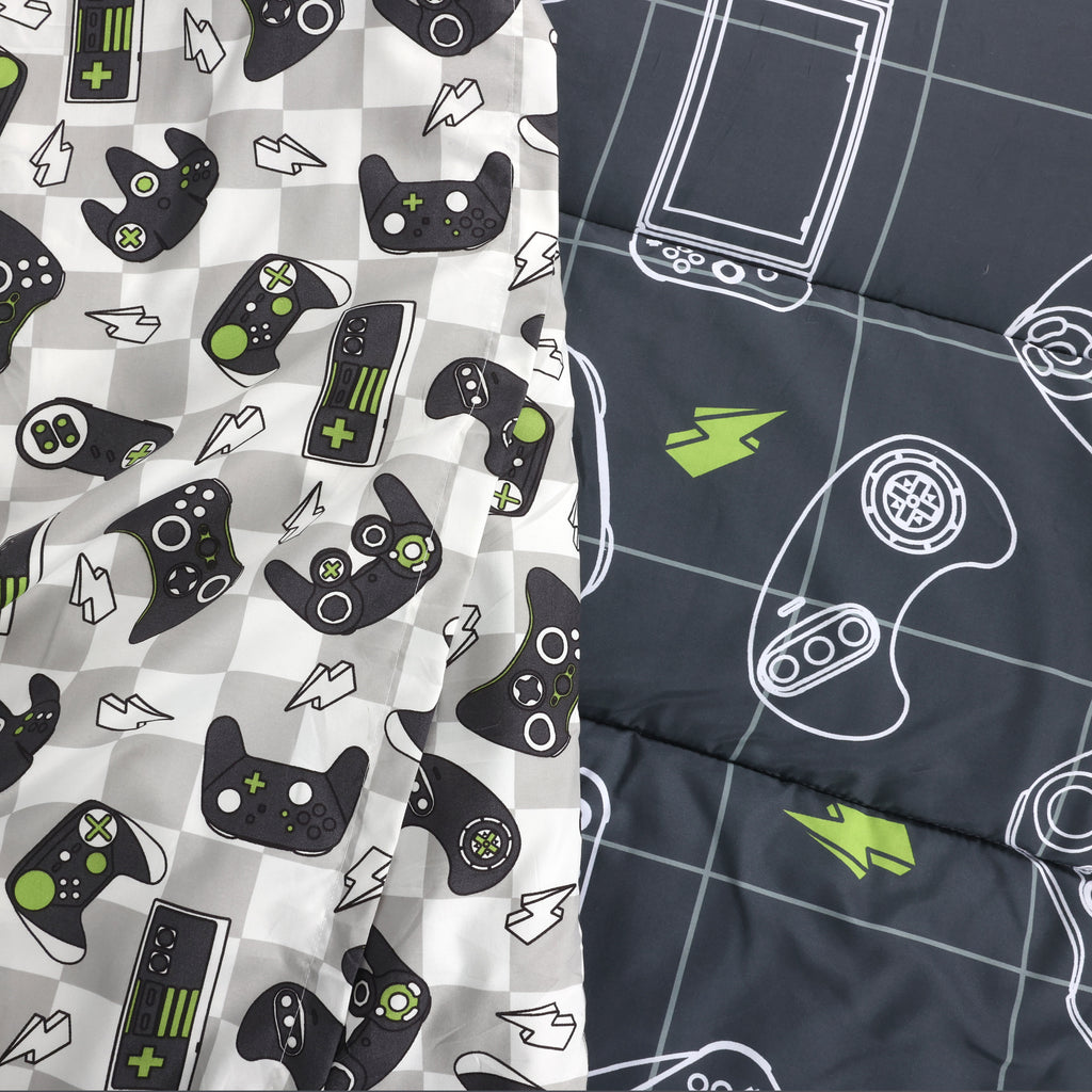 5-Piece Full Bedding Set, Gamer close up