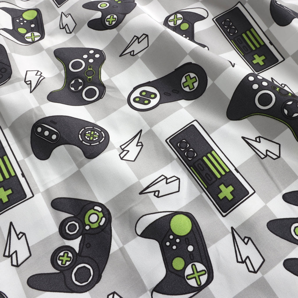 5-Piece Full Bedding Set, Gamer close up