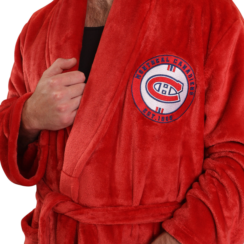 NHL Montreal Canadiens Men's Robe crest