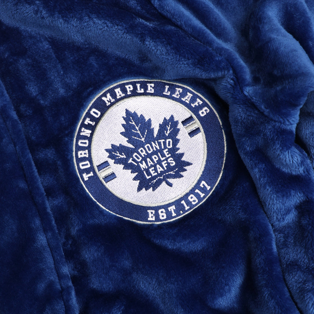 NHL Toronto Maple Leafs Men's Robe crest