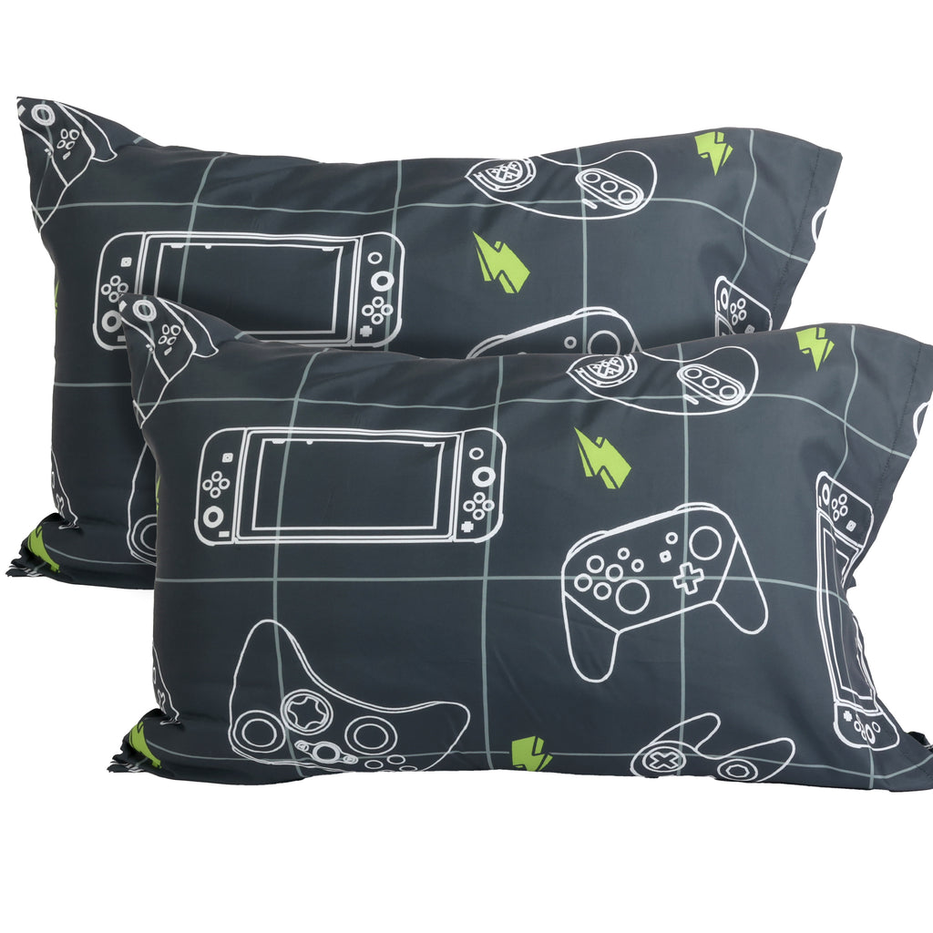 5-Piece Full Bedding Set, Gamer pillowcases