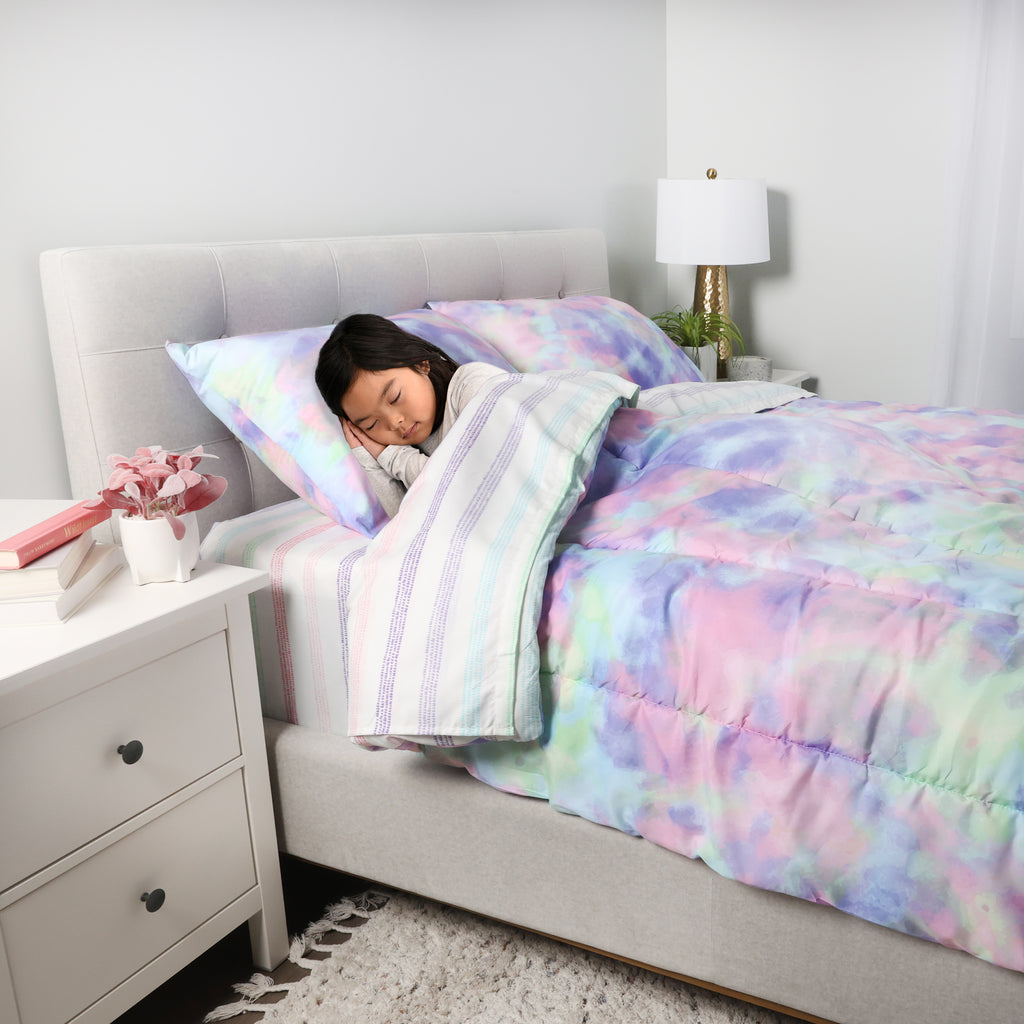 5-Piece Full Bedding Set, Tie Dye lifestyle