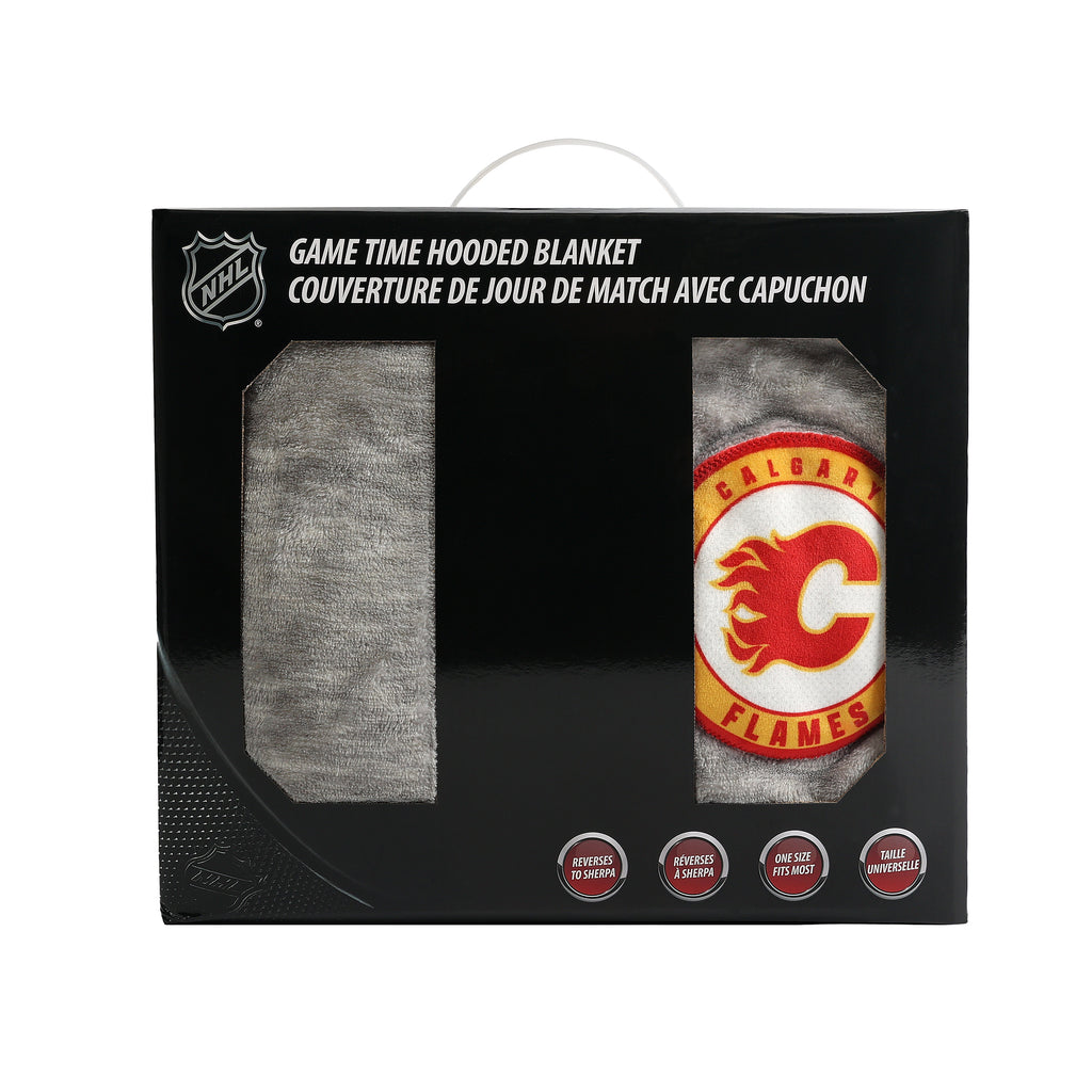 NHL Calgary Flames Wearable Blanket packaged