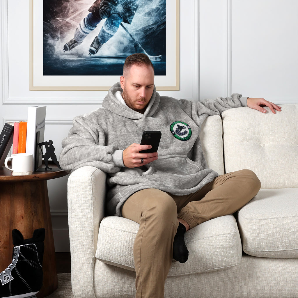 NHL Vancouver Canucks Wearable Blanket lifestyle