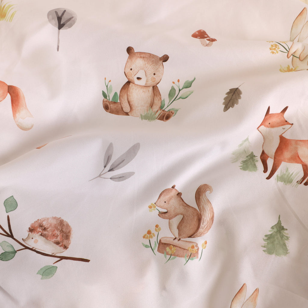 2-Pack Fitted Crib Sheets, Woodland close up