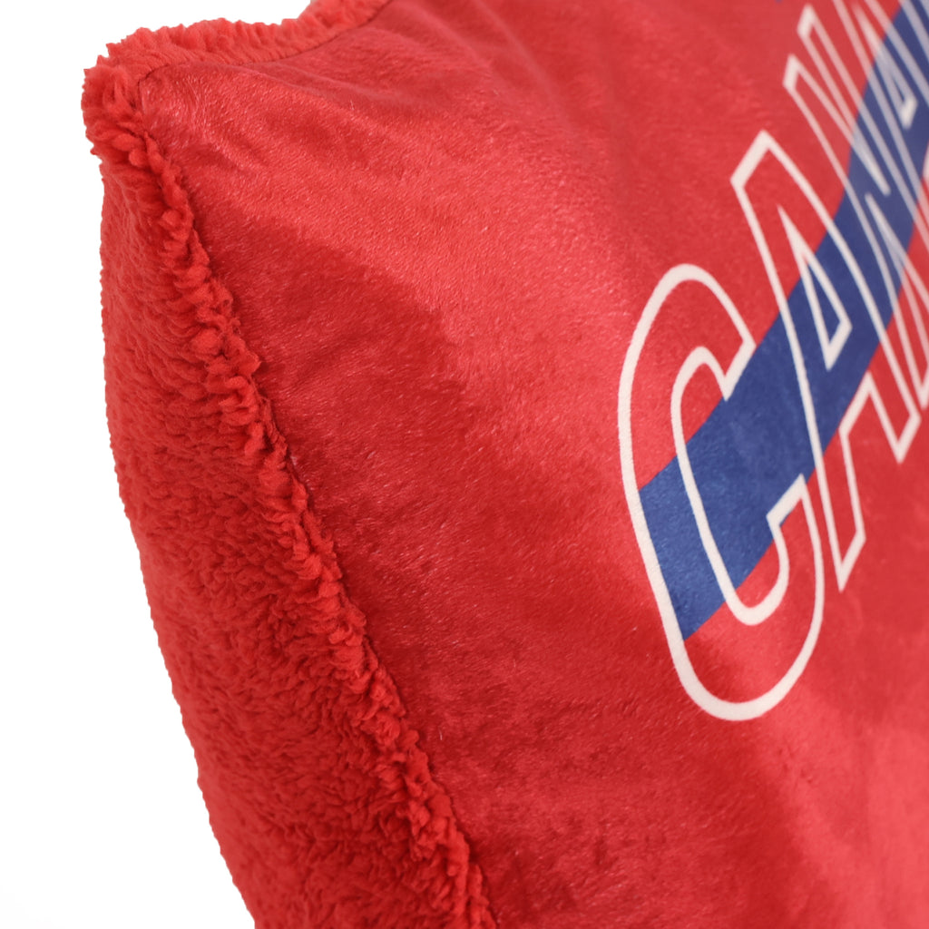 NHL Montreal Canadiens Body Pillow, 18" x 36" close up