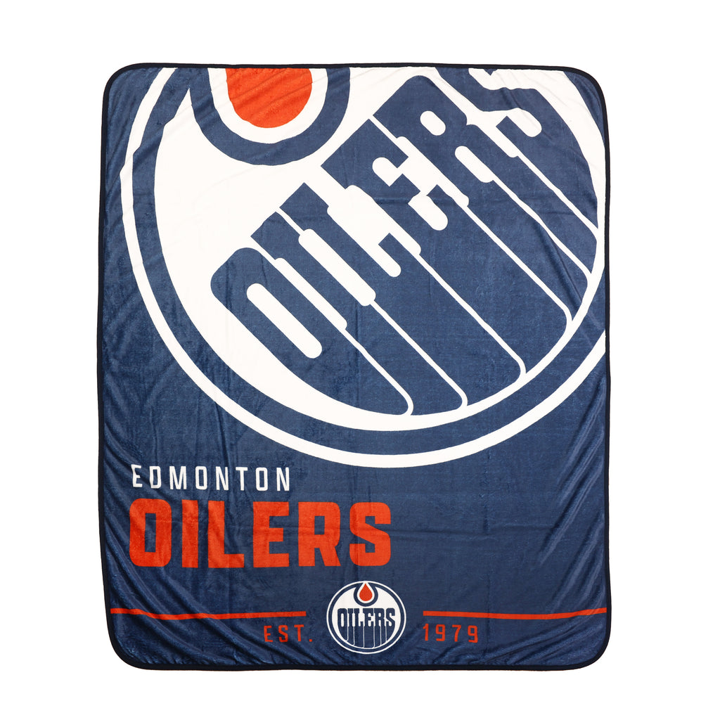 NHL Edmonton Oilers Throw, 50" x 60" flat