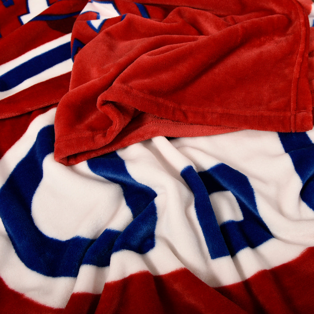 NHL Montreal Canadiens Arena Blanket, 66" x 90" close up