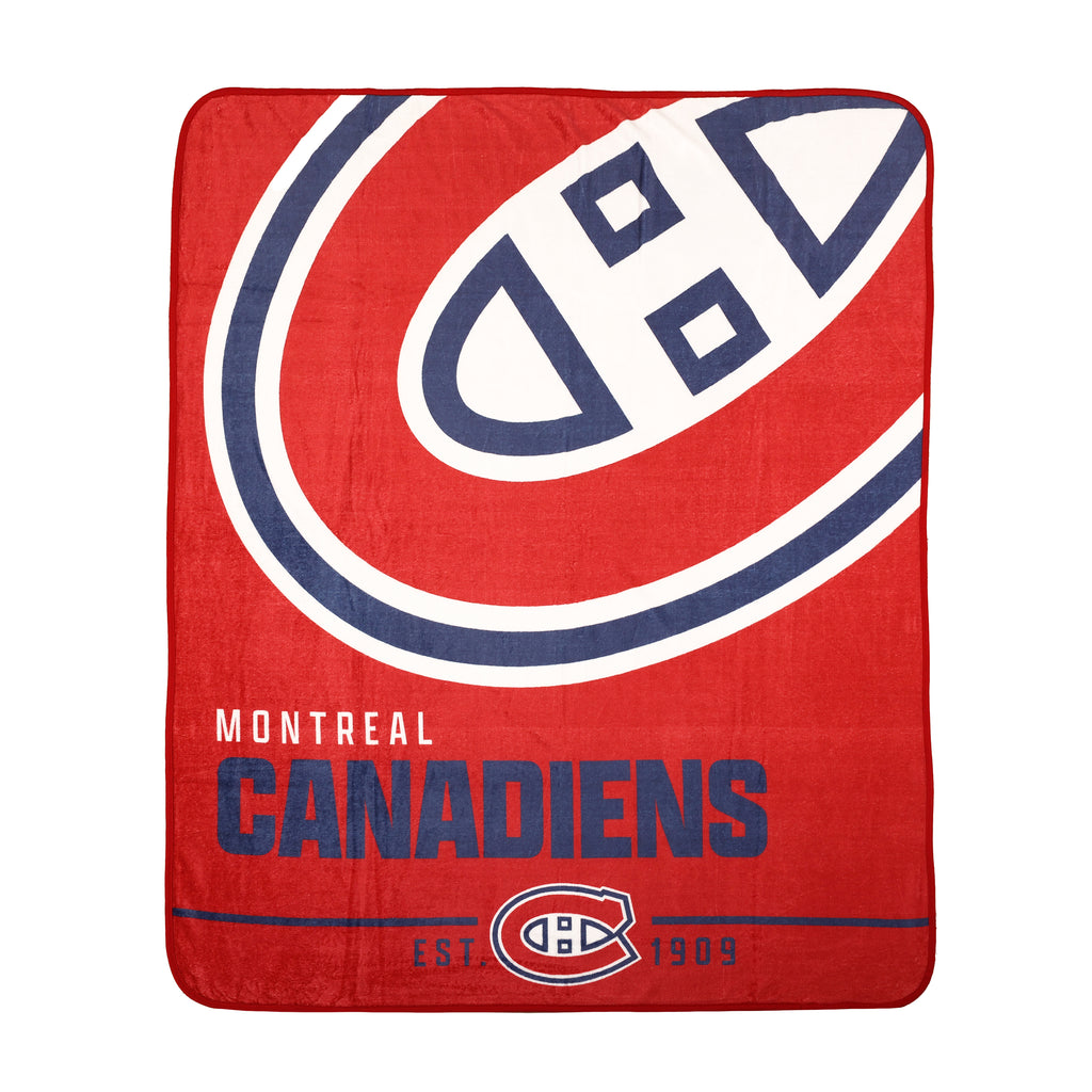 NHL Montreal Canadiens Throw, 50" x 60" flat