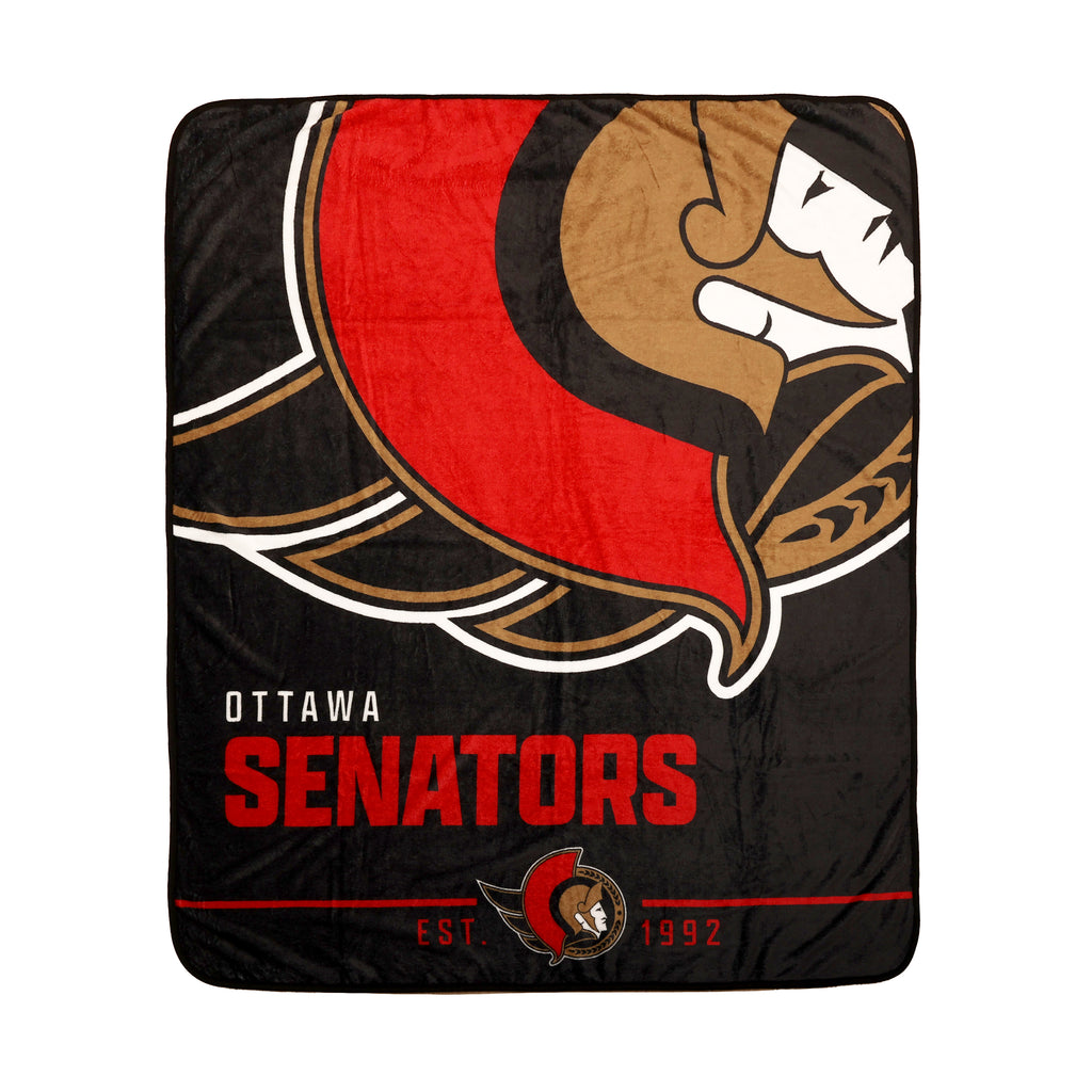 NHL Ottawa Senators Throw, 50" x 60" flat