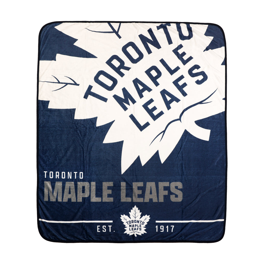 NHL Toronto Maple Leafs Throw, 50" x 60" flat