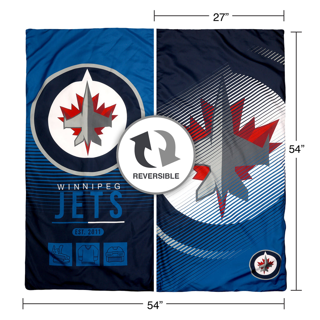 NHL Winnipeg Jets Indoor Slumber Bag reversible