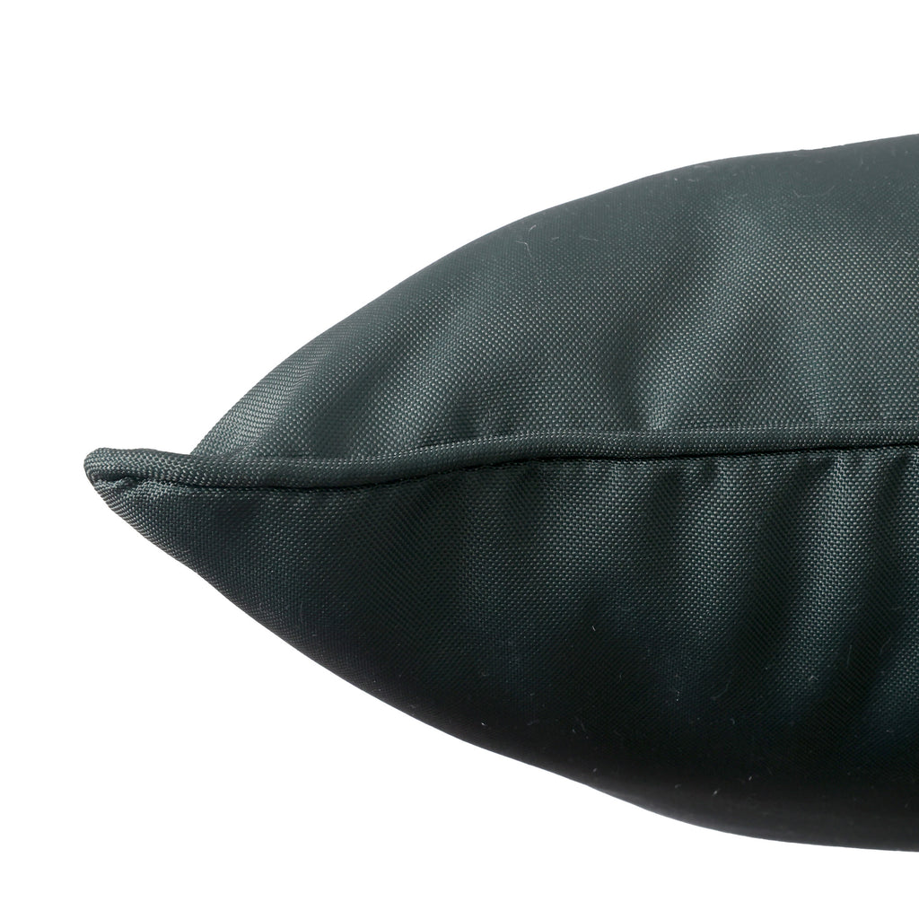 2-Pack Indoor/Outdoor Pillows, Green/Palm Leaves close up