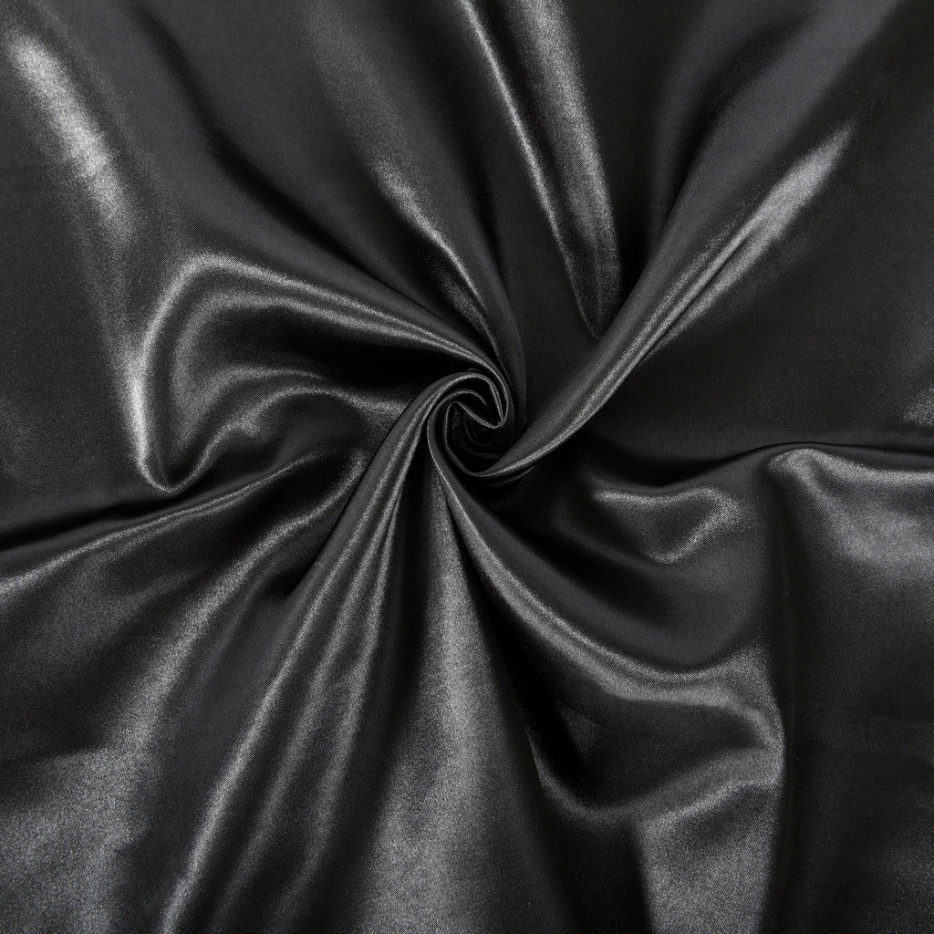 Life Comfort 2-Piece Satin Pillowcase, Black 20" x 36" swirled