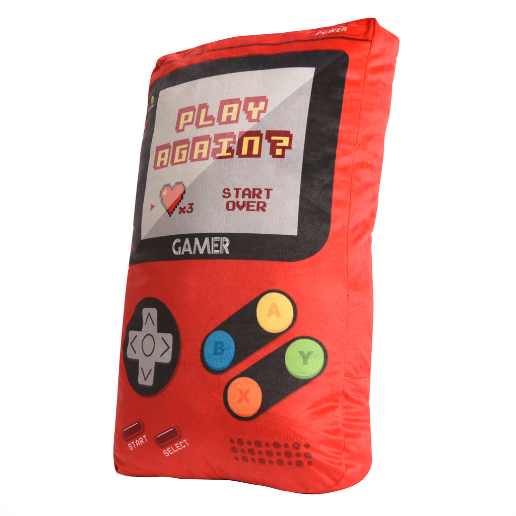 Controller Pillow, Game Boy 10" x 22" quarter view