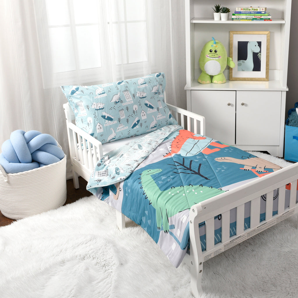 2-Piece Toddler Bedding Set, Dinotown room shot