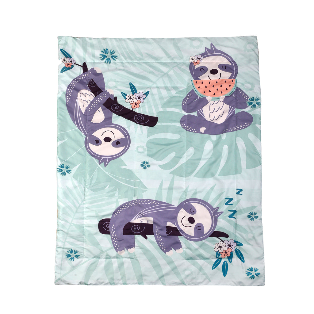 2-Piece Toddler Bedding Set, Happy Sloths comforter