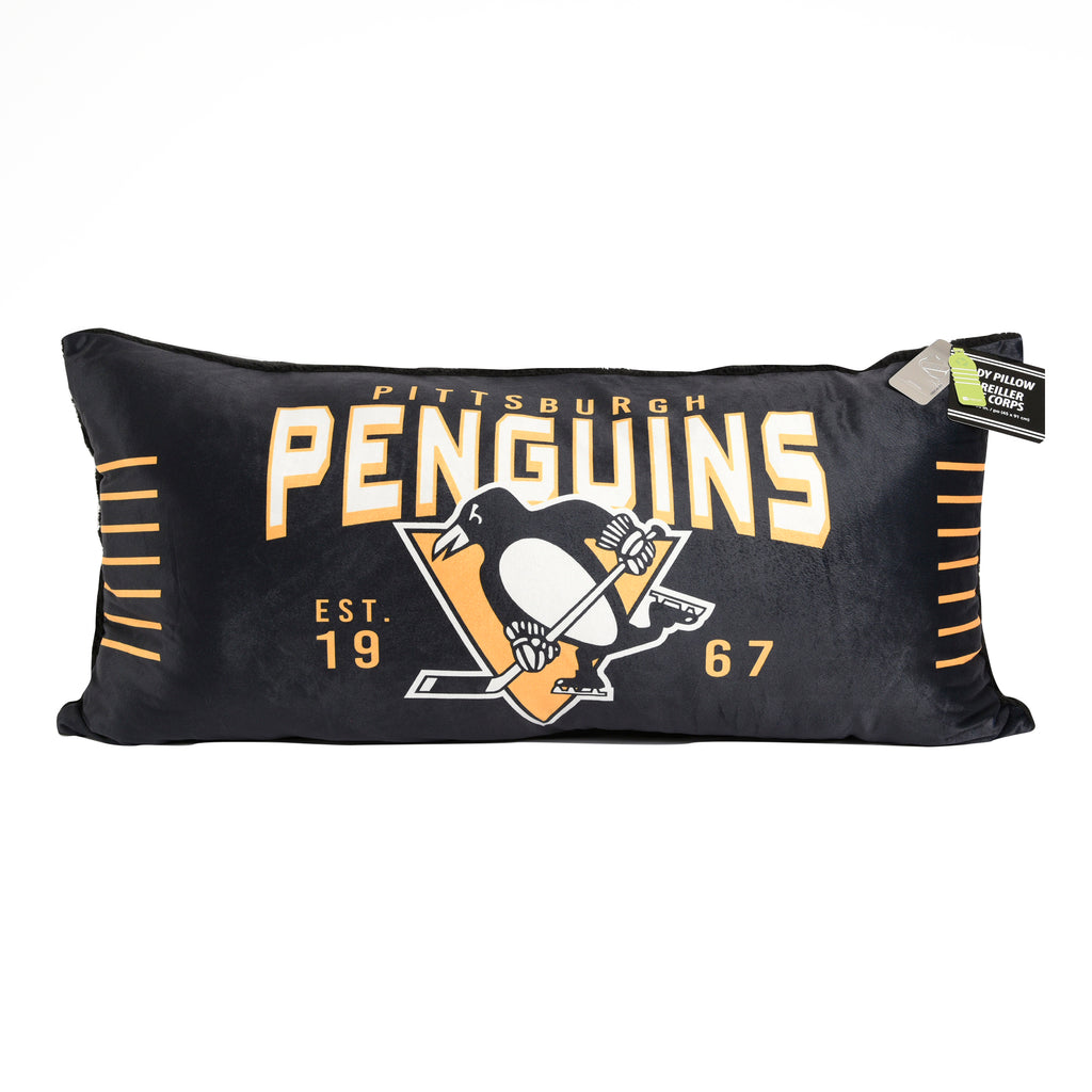 NHL Pittsburgh Penguins Body Pillow, 18" x 36" packaged