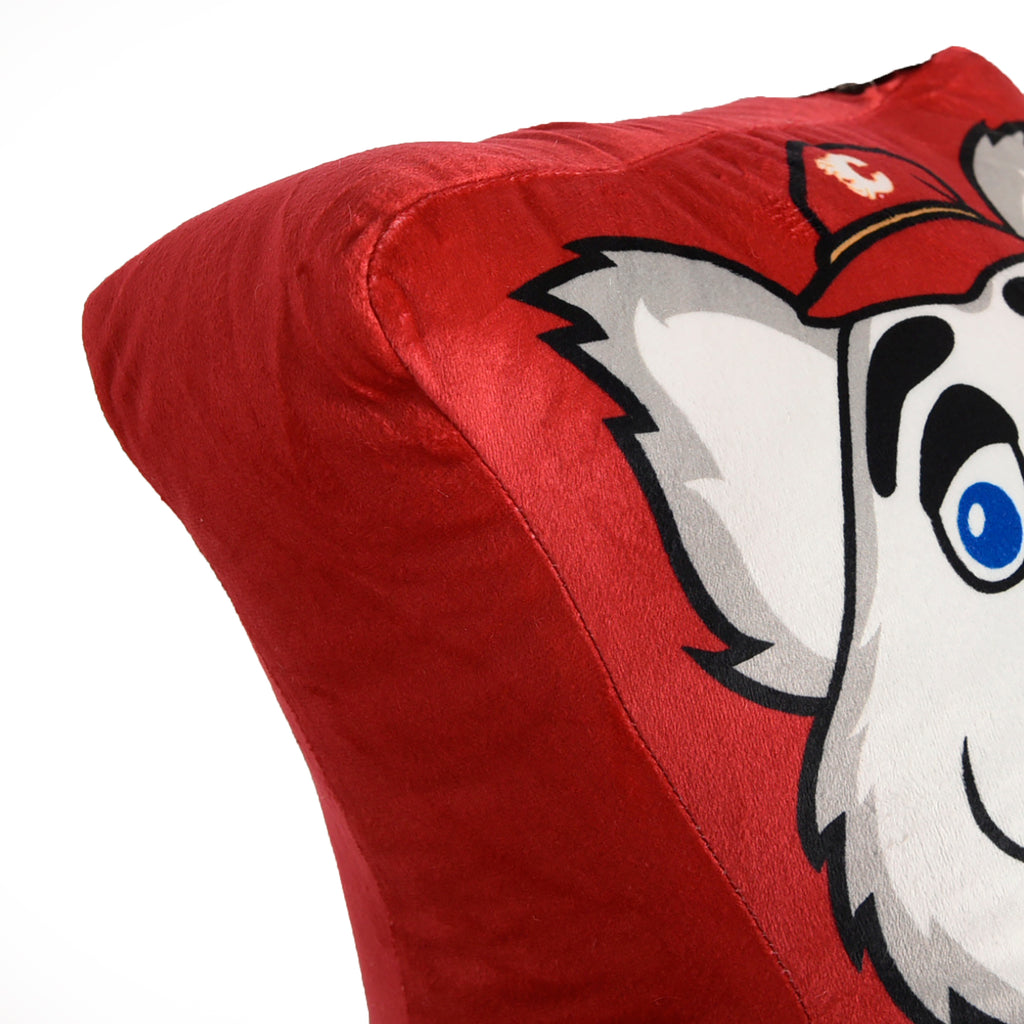 NHL Calgary Flames Mascot Pillow, 20" x 22" close up