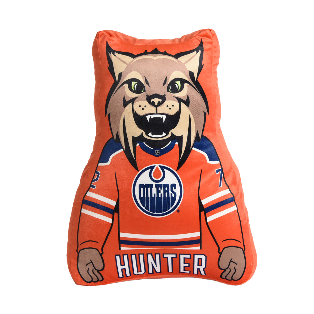 NHL Edmonton Oilers Mascot Pillow, 20" x 22" flat lay