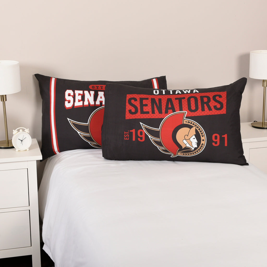 NHL Ottawa Senators 2-Piece Pillowcase, 20" x 30" room shot