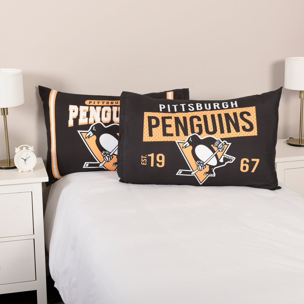 NHL Pittsburgh Penguins 2-Piece Pillowcase, 20" x 30" room shot